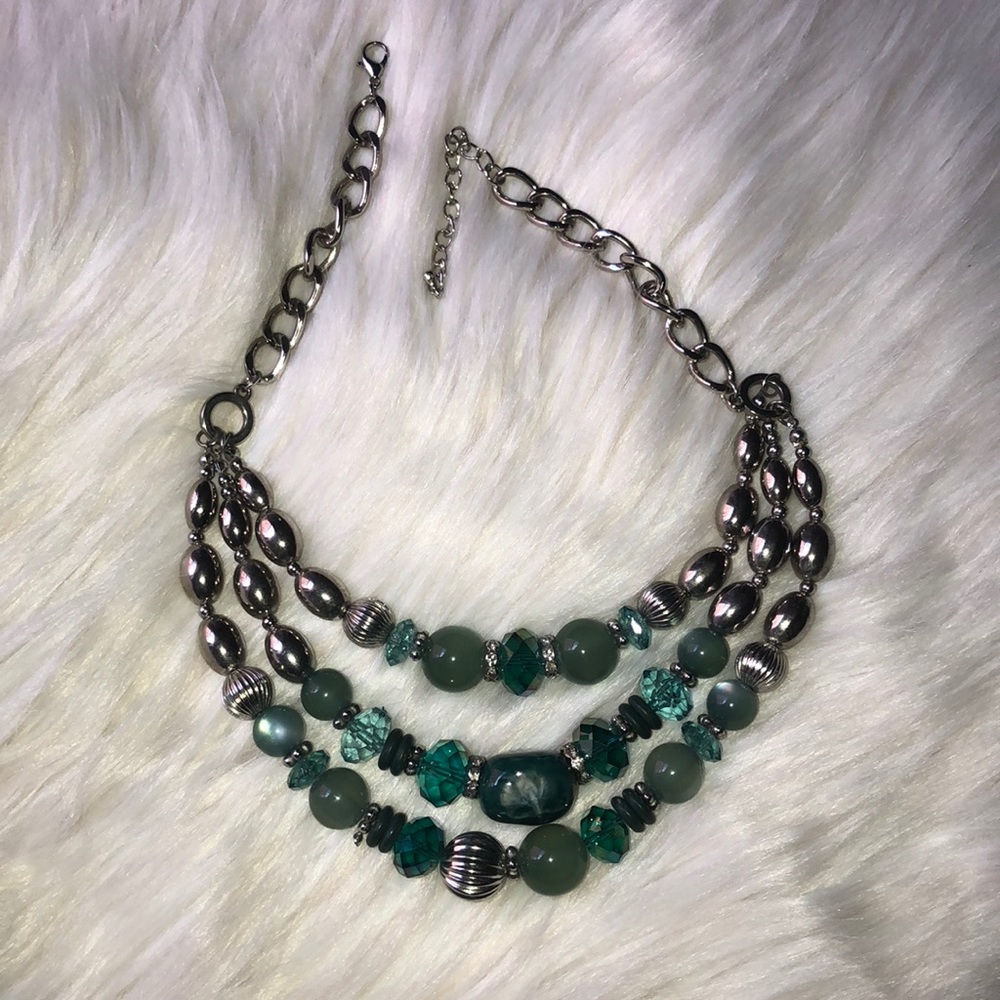 Beaded Crystal Necklace